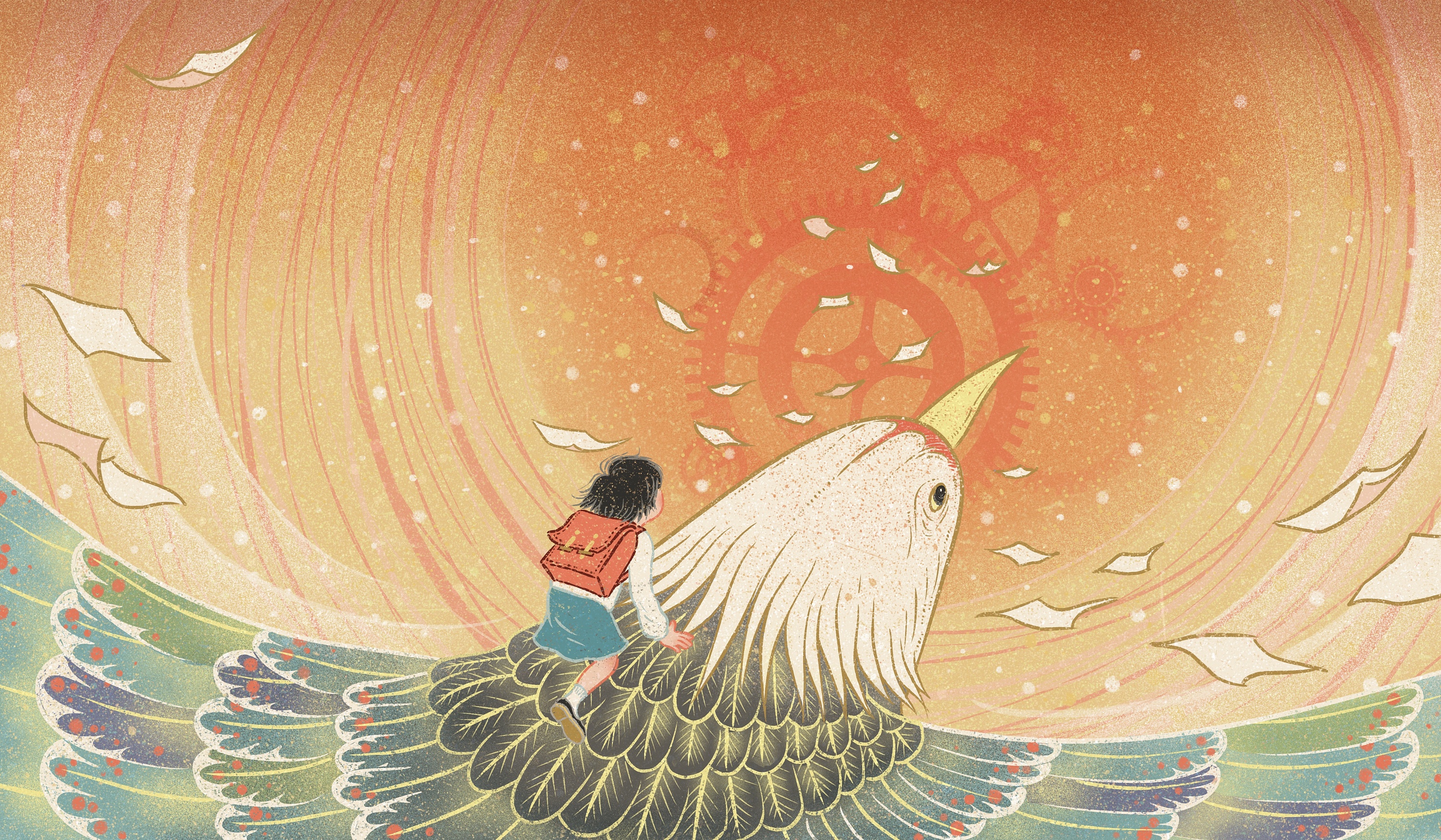 为一本诗集创作的插画|插画|儿童插画|南瓜小蒂 - 原创作品 - 站酷 (z