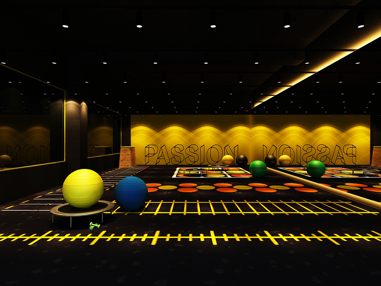 健尚健身品牌空间设计