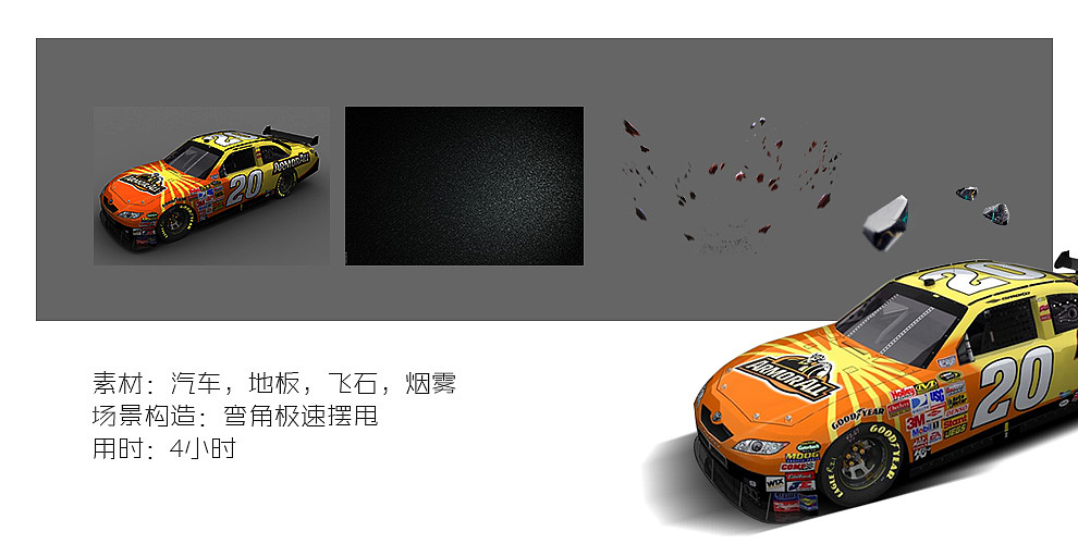 【2017第一波合成】汽车场景合成2--【站酷--陆启超】