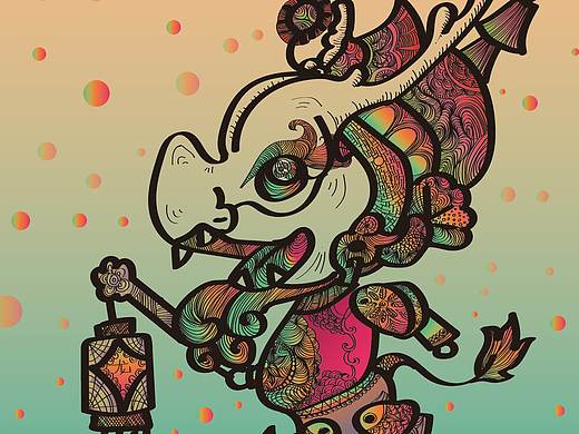 皮影（个人主页-ZNDM3OTQ4NzI=） - 创作习作 - 站酷设计师韵子吖吖吖原创素材 - 站酷ZCOOL