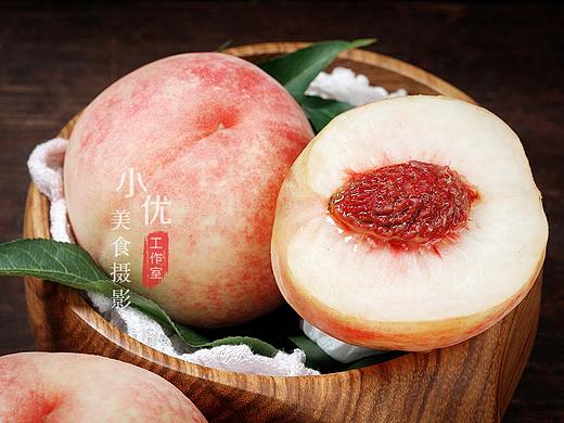 静物美食摄影 复古风 阳山水蜜桃