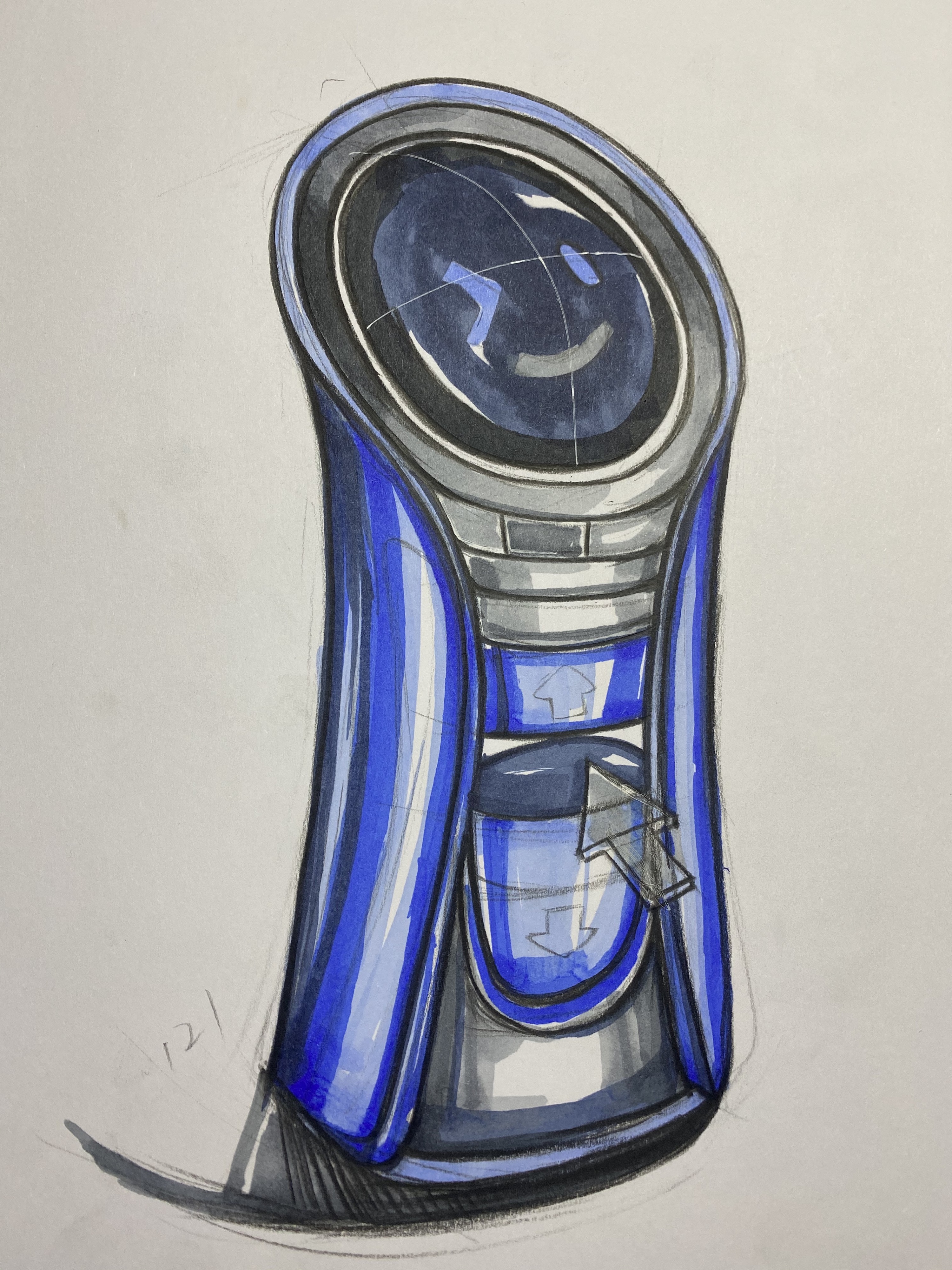 产品设计手绘|工业/产品|交通工具|indeepmood - 临摹作品 - 站酷