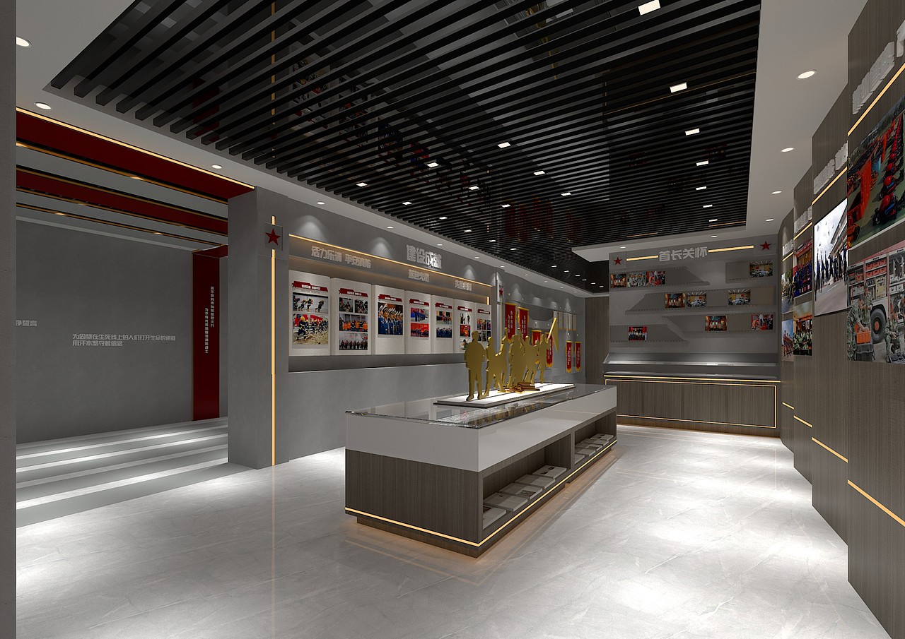 消防救援队荣誉馆（图ZMjc2NTkzMDYw） - 展陈设计 - 站酷设计师小林和家原创素材 - 站酷ZCOOL