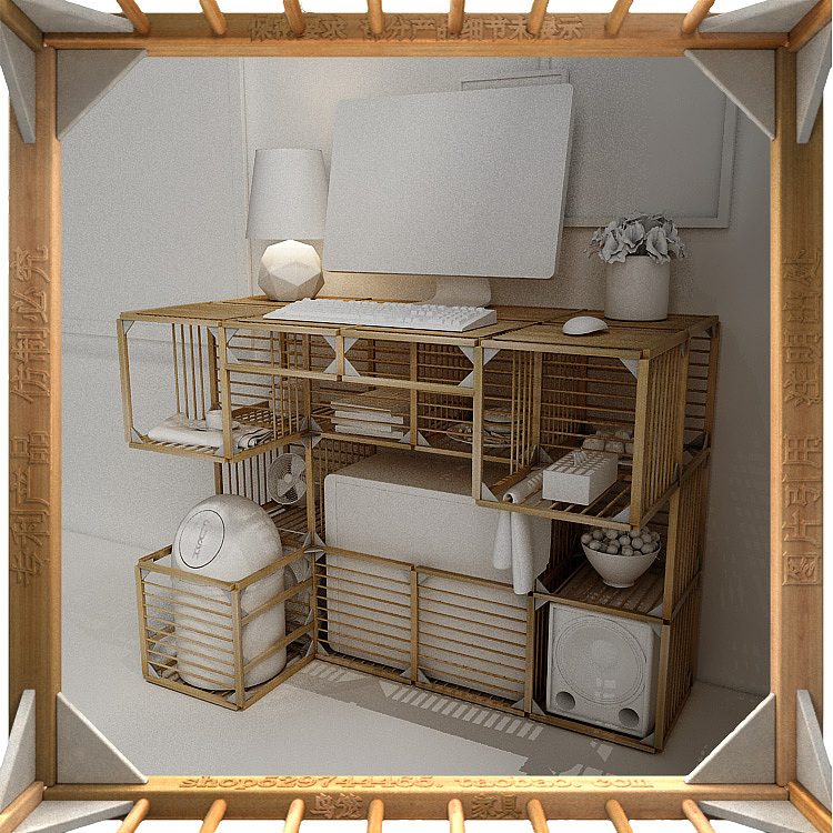 一种模块化组装家具系统--鸟笼家具 竹 建筑结构模型（图ZMTEwMDQ3NDky） - 生活用品 - 站酷设计师鸟笼家具原创素材 - 站酷ZCOOL