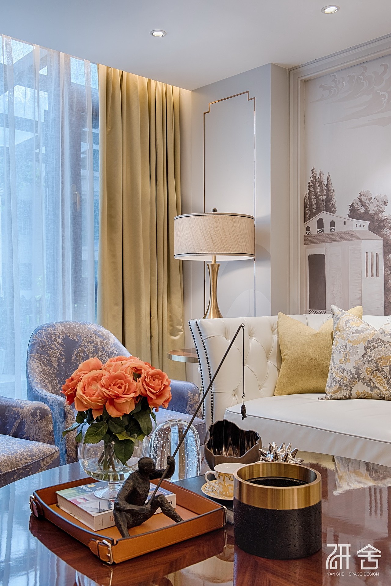 【研舍设计】保利山庄·轻奢摩登风（图ZMTAyNjIyMTUy） - 家装设计 - 站酷设计师研舍设计原创素材 - 站酷ZCOOL