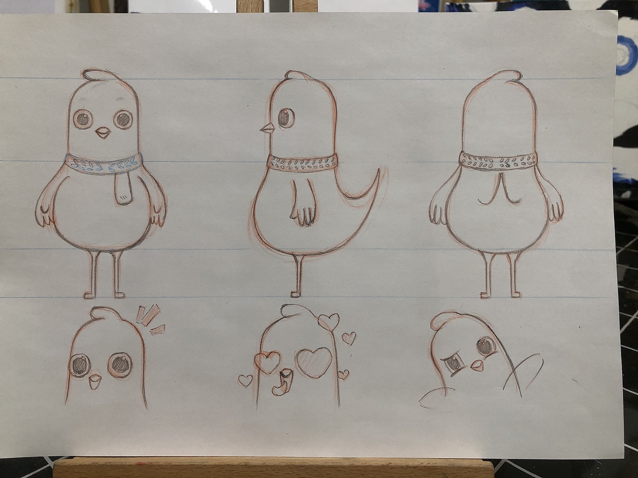 黑嘴鸥湿地保护动物角色设计