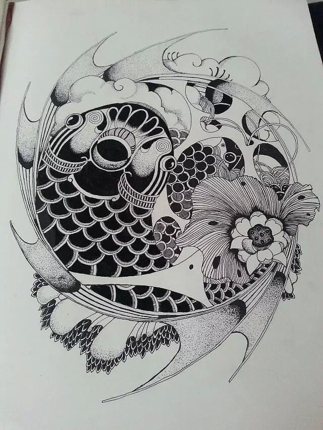 鲤 5年前 129 2 0 成都  |  设计爱好者 本来想画一个阴阳鱼的,画着画