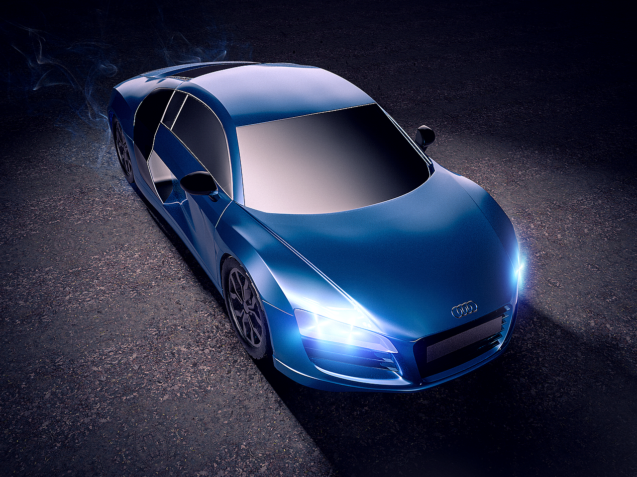 奥迪R8建模渲染（图ZODc4OTQxNzY=） - 机械/交通 - 站酷设计师桑雷原创素材 - 站酷ZCOOL