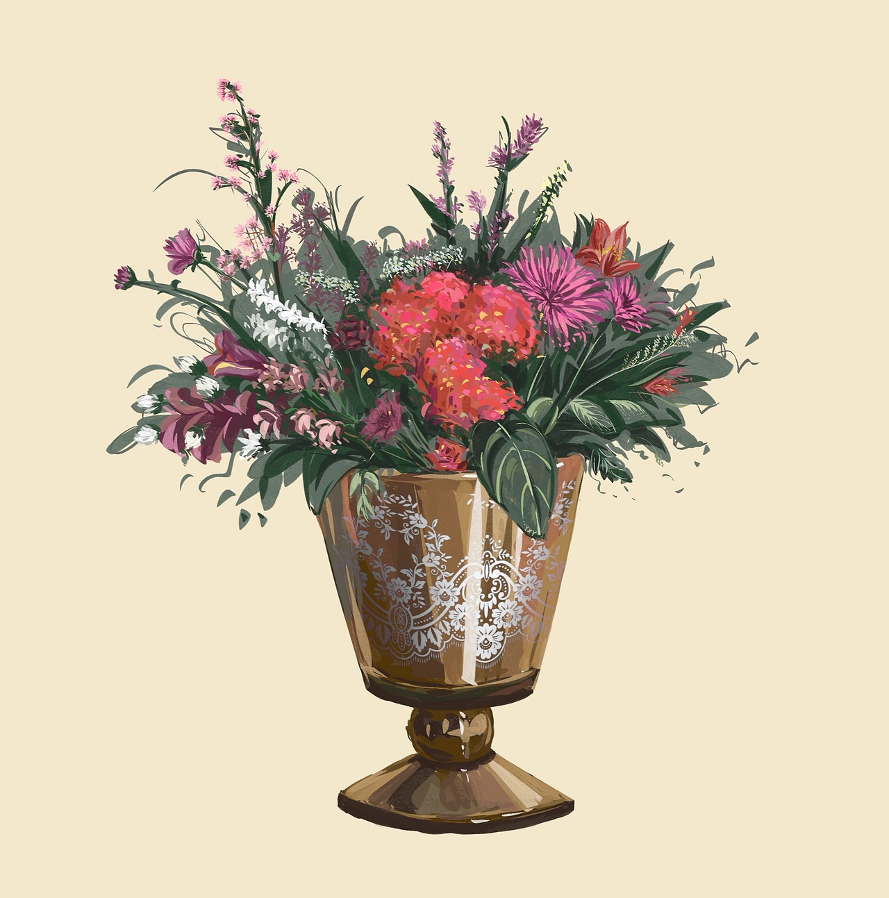 复古物品插画练习（一）（图ZMjAwNTQxMTIw） - 创作习作 - 站酷设计师杨熙玥原创素材 - 站酷ZCOOL