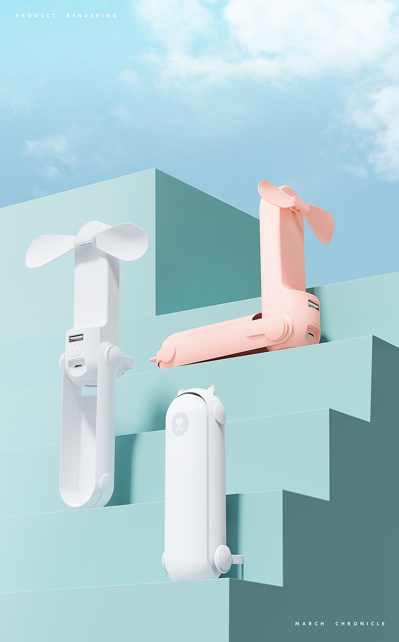 产品渲染— | 小风扇-加湿器|（图ZMjkxOTM5MzUy） - 产品 - 站酷设计师是小雨耶原创素材 - 站酷ZCOOL
