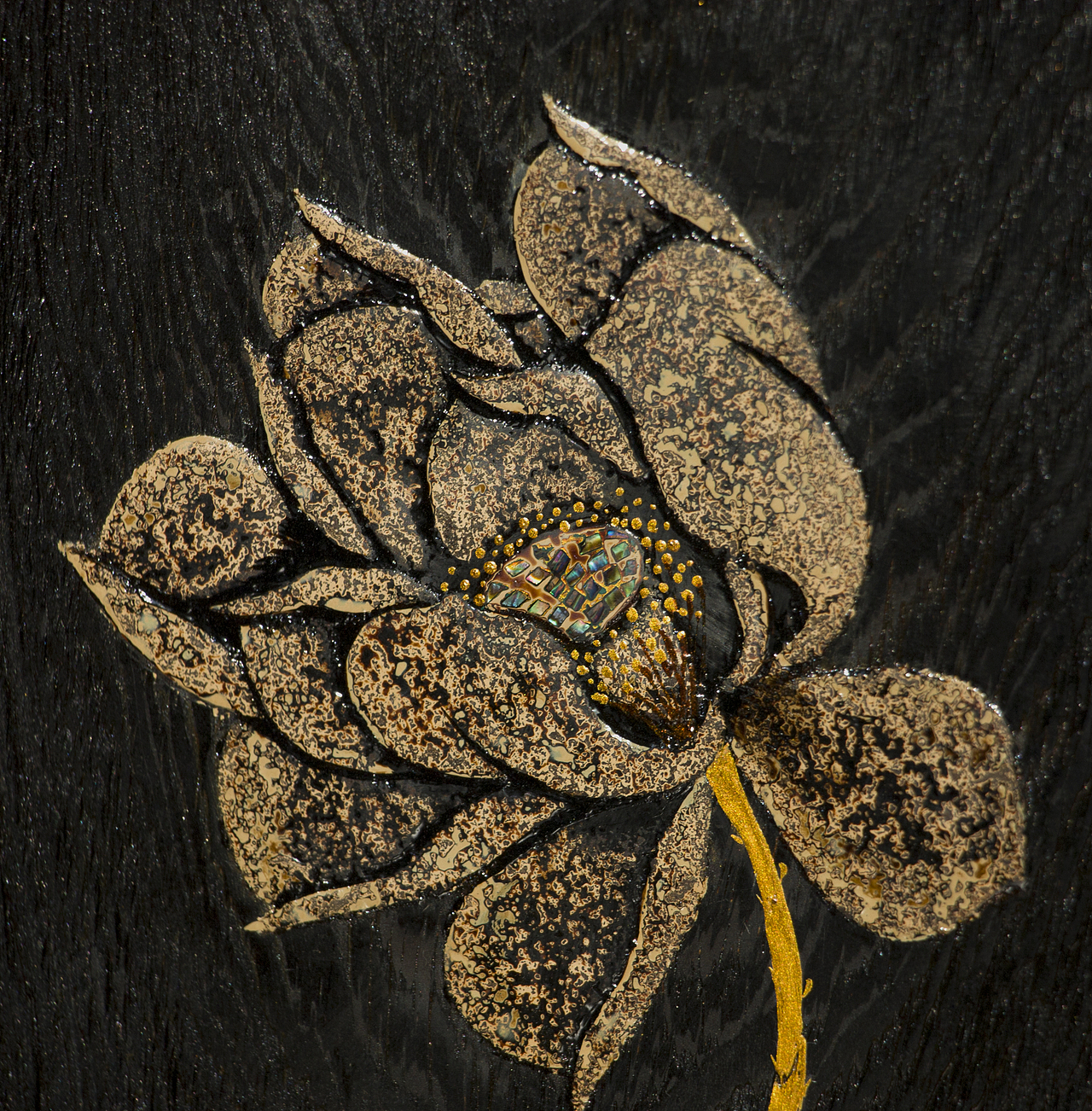 【漆陶物语】大漆干泡茶台