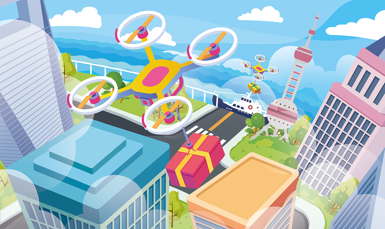 科技馆壁画_放我出去吧-站酷zcool