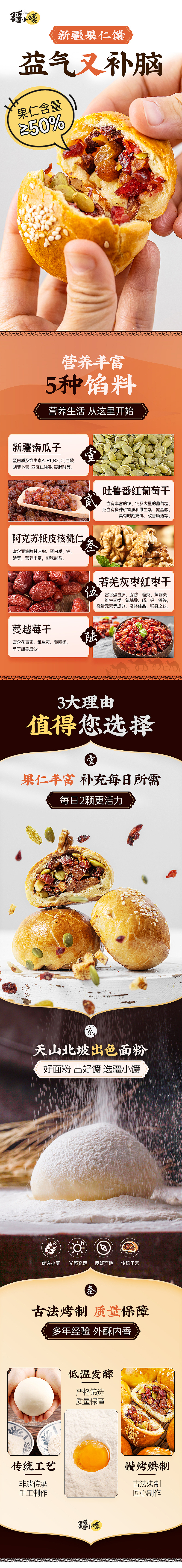 新疆果仁馕详情页设计（图ZMzI3MzEyNzky） - 产品 - 站酷设计师烈火视觉原创素材 - 站酷ZCOOL