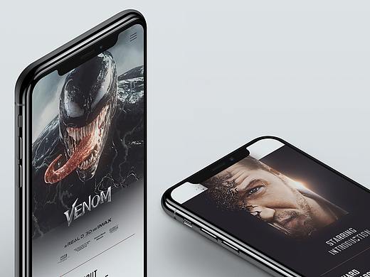 Venom 2018 - offical website reDesign Concept