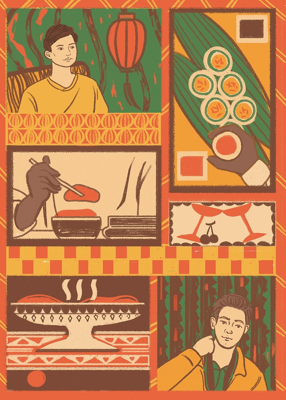 美式插画创作（图ZMjcyNjA4OTU2） - 新锐潮流插画 - 站酷设计师维奇威化饼原创素材 - 站酷ZCOOL