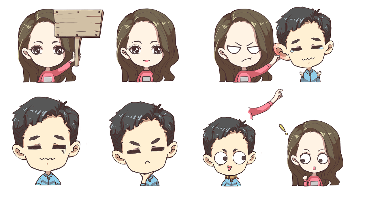 综艺节目q版卡通形象