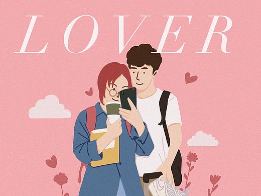 愛人（個(gè)人主頁-ZNDgyNzg2NDg=） - 商業(yè)插畫 - 站酷設(shè)計(jì)師小花事務(wù)所原創(chuàng)素材 - 站酷ZCOOL