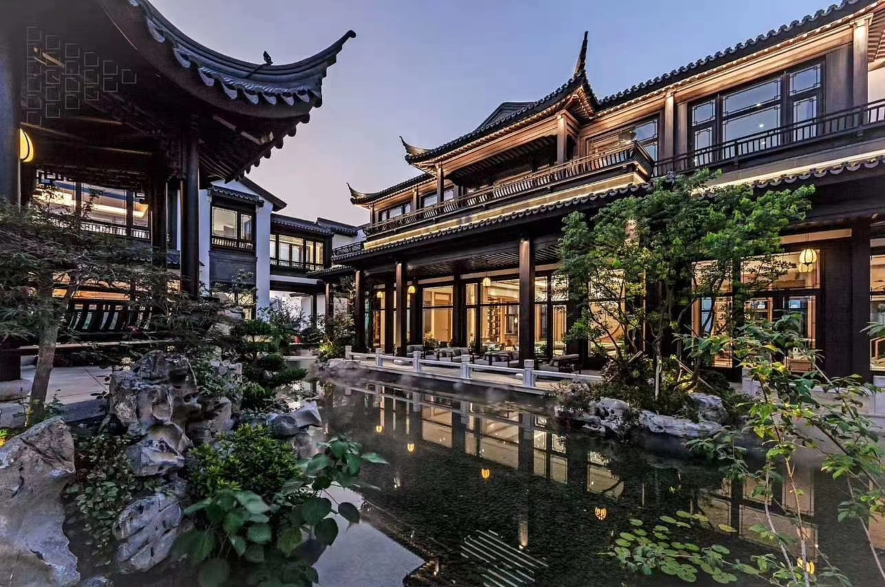 桃李春风中式庭院（图ZMjI5NTA0NTg4） - 建筑设计 - 站酷设计师1992Miss刘原创素材 - 站酷ZCOOL