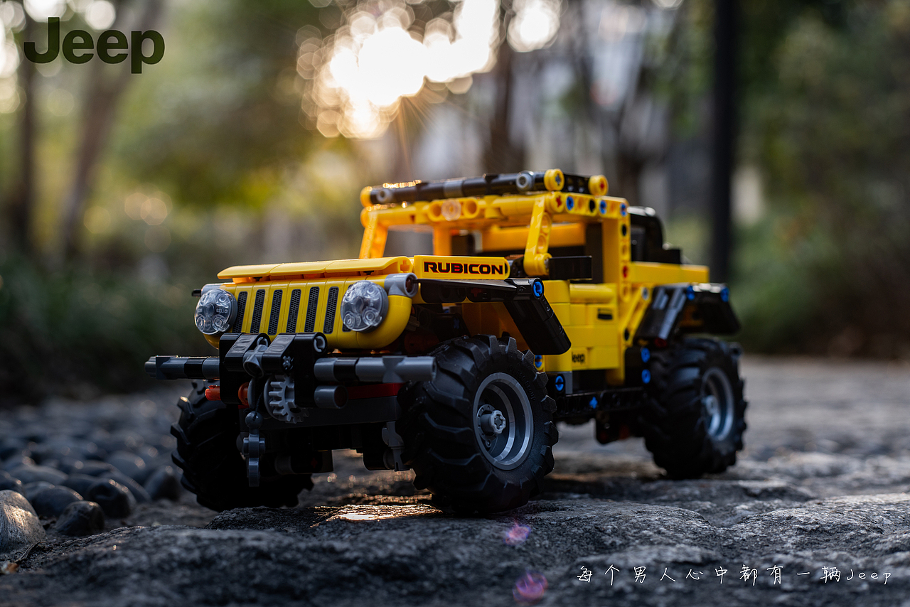 JEEP乐高积木拼装玩具拍摄