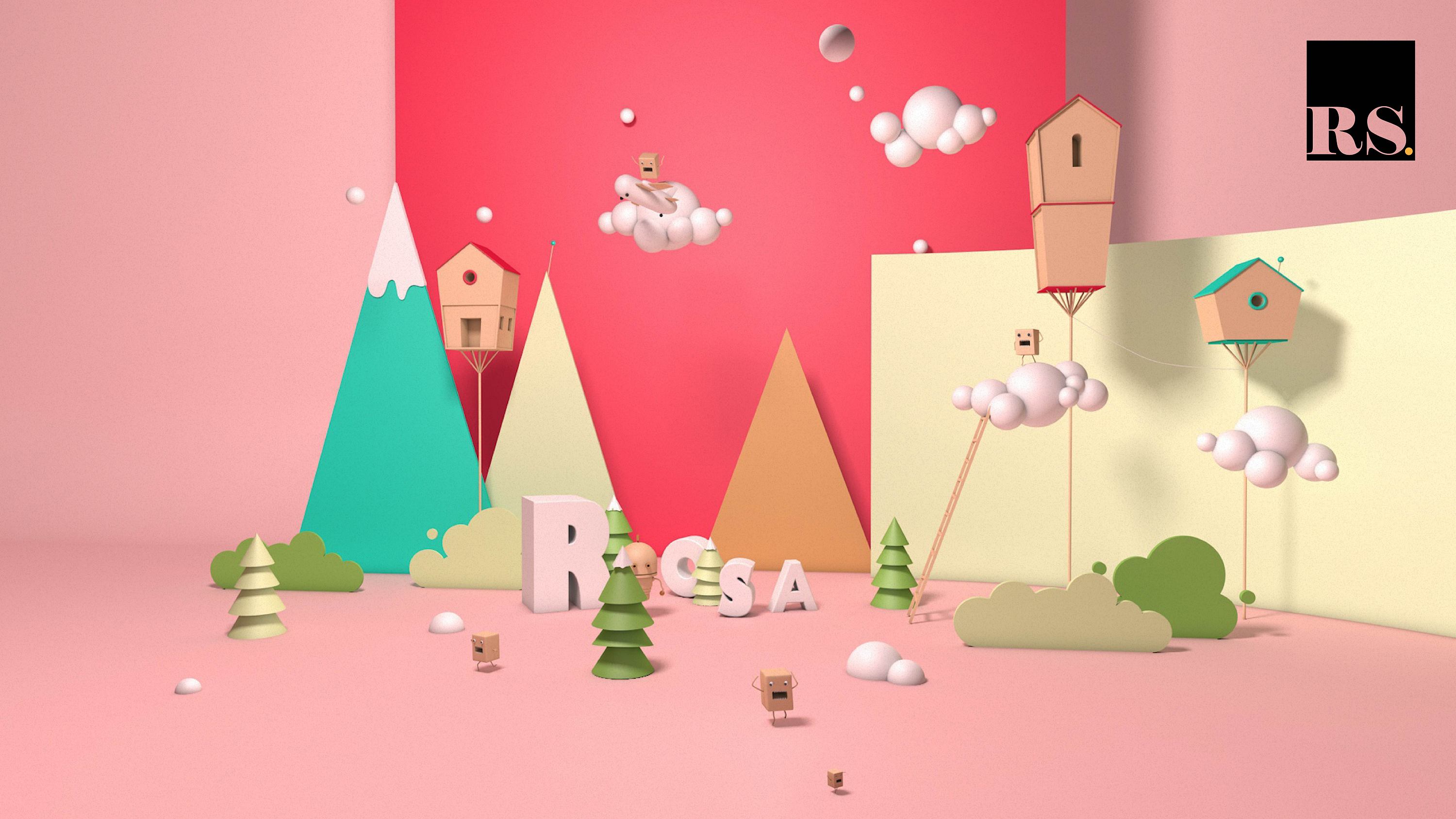 c4d · 森林小盒|三维|场景|rosaliu1988 - 原创作品 - 站酷 (zcool)