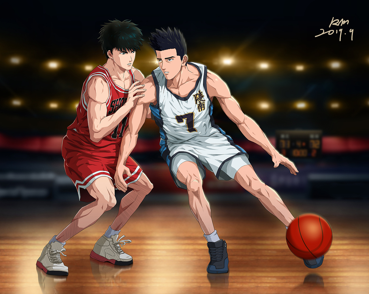 《灌篮高手slamdunk》插画
