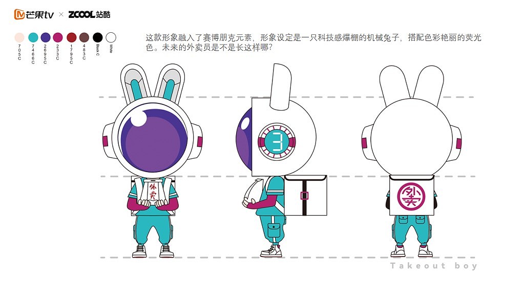 MCITY X 外卖小哥哥 I 潮玩IP形象设计（图ZMjg3NzE0MDky） - 概念设定 - 站酷设计师巩小凡原创素材 - 站酷ZCOOL