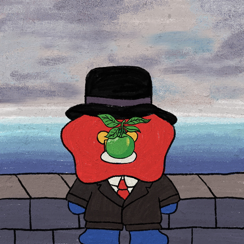 名画重绘—可爱狮子头