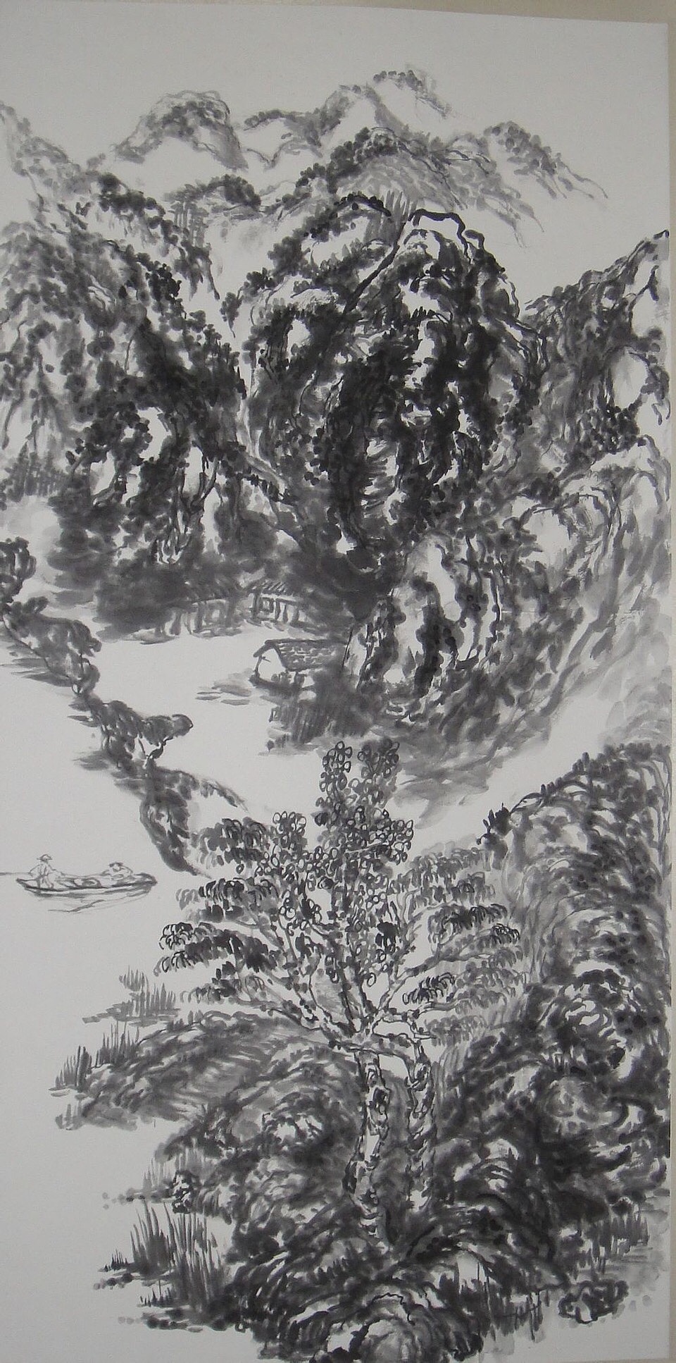 何文雍写意山水画