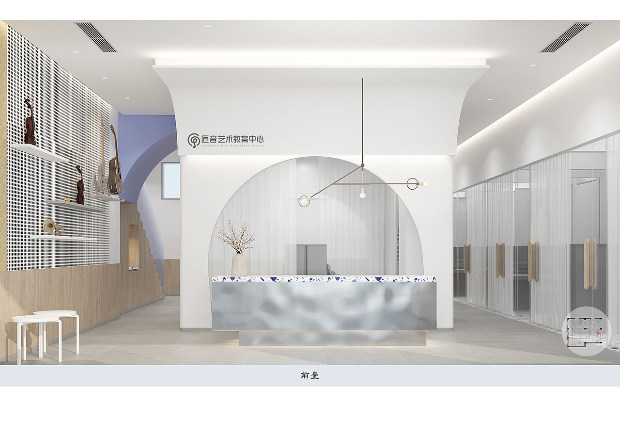 匠音艺术教育中心设计方案（图ZMTY5Njk2OTIw） - 家装设计 - 站酷设计师一尺空间设计原创素材 - 站酷ZCOOL