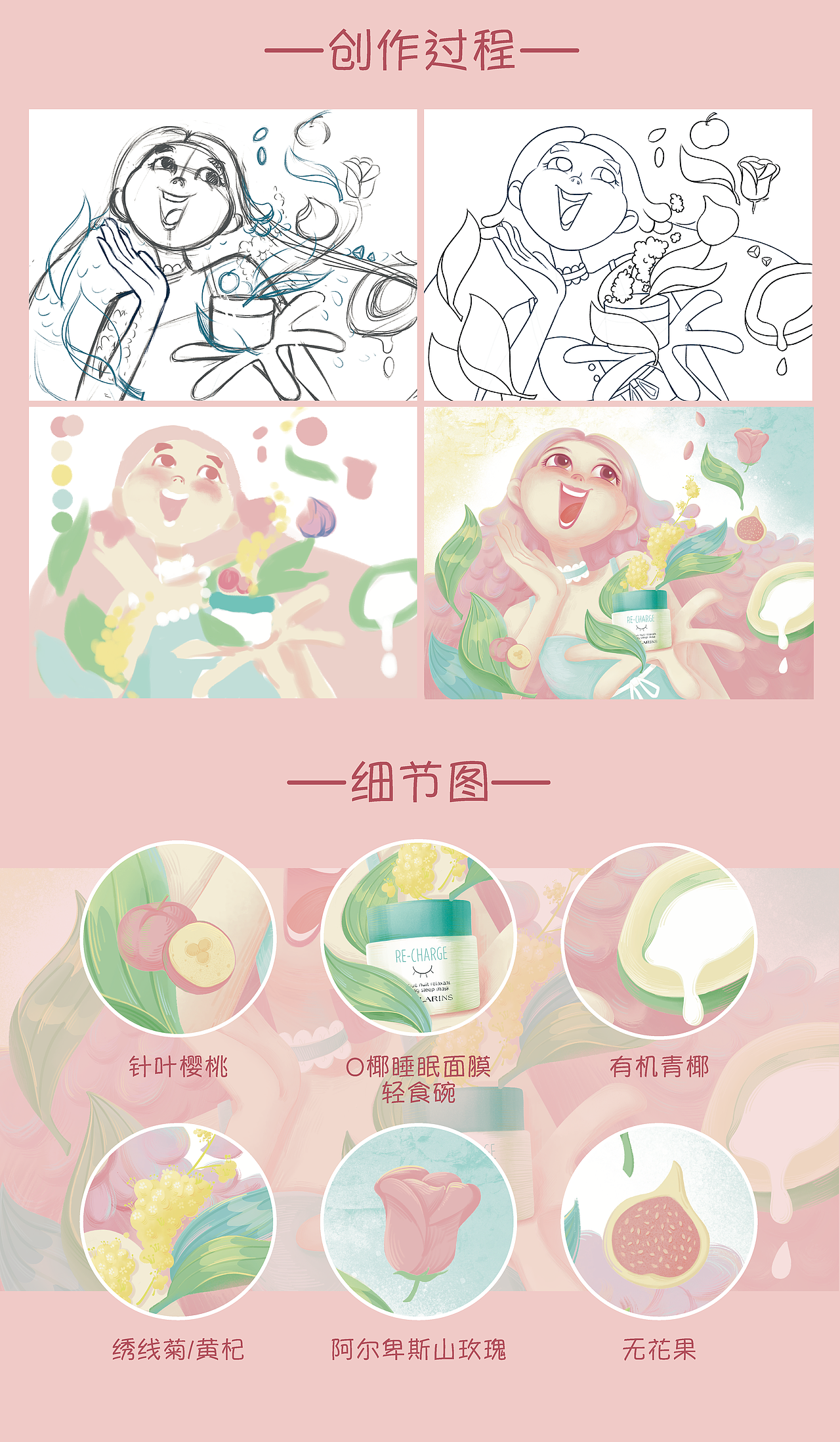 # my CLARINS 寻找天然好食肌 #（图ZMjk3NjczMzM2） - 海报 - 站酷设计师橘不重原创素材 - 站酷ZCOOL
