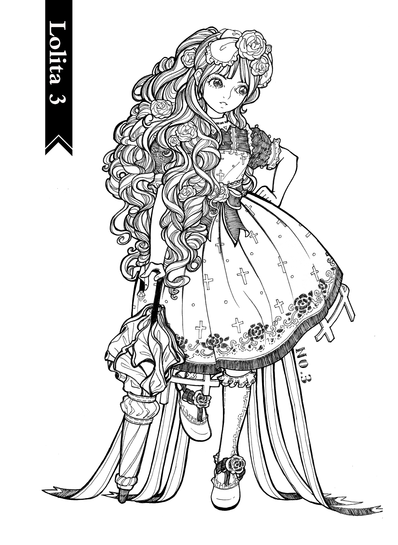 洛丽塔|动漫|单幅漫画|jojo严琼_原创作品-站酷zcool