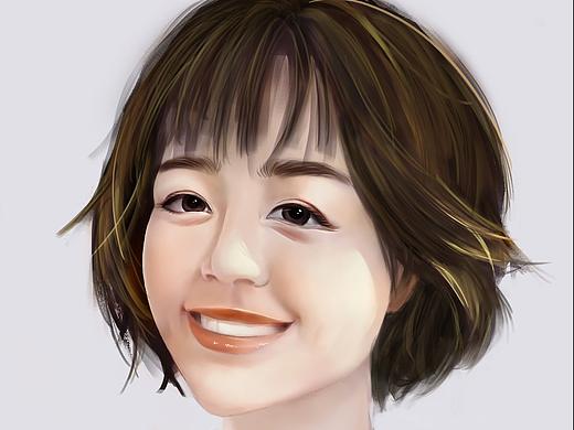 練習(xí)1004 Cover：肖吉老師（個(gè)人主頁-ZMzk2MzM0NzY=） - 創(chuàng)作習(xí)作 - 站酷設(shè)計(jì)師煤球不吃辣椒原創(chuàng)素材 - 站酷ZCOOL