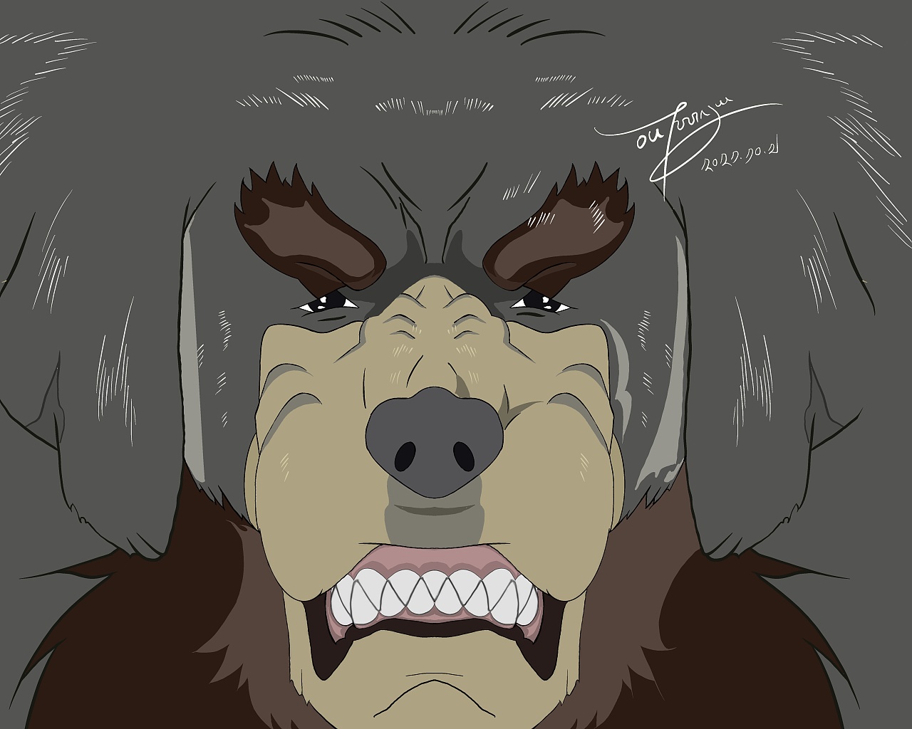 藏獒|插画|商业插画|索尔堆 - 原创作品 - 站酷 (zcool)