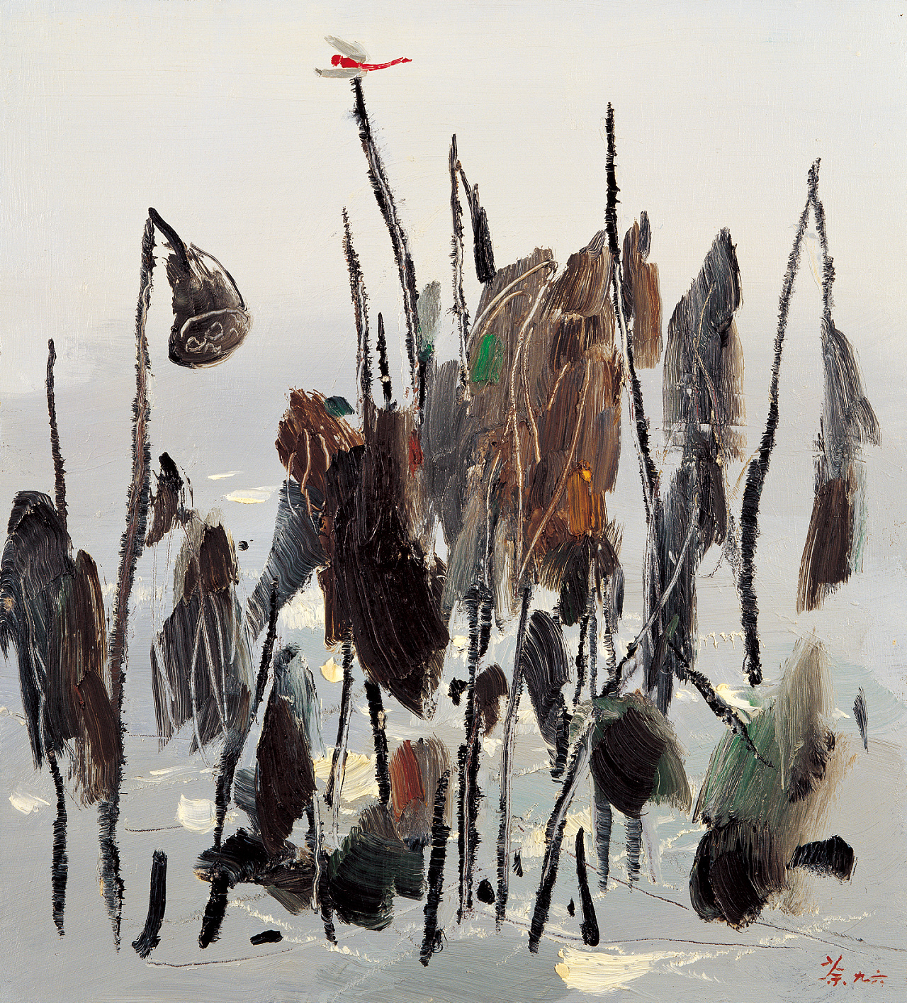 吴冠中《画眼》大师文字,作品欣赏,第五更