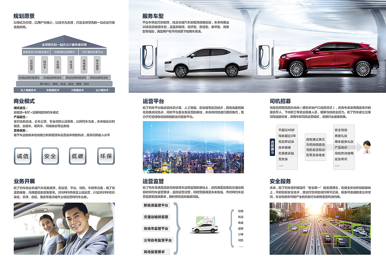 欧了约车宣传折页设计