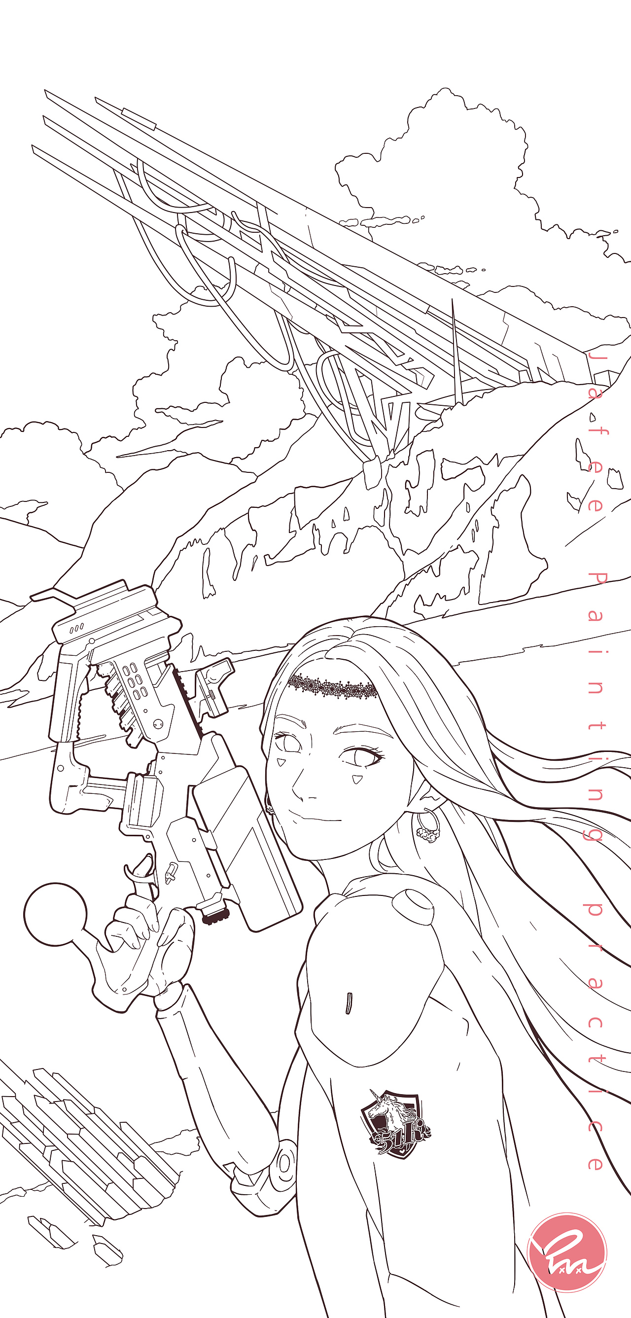 人物插画（图ZMjIzNDA0OTA0） - 概念设定 - 站酷设计师越风风插画原创素材 - 站酷ZCOOL