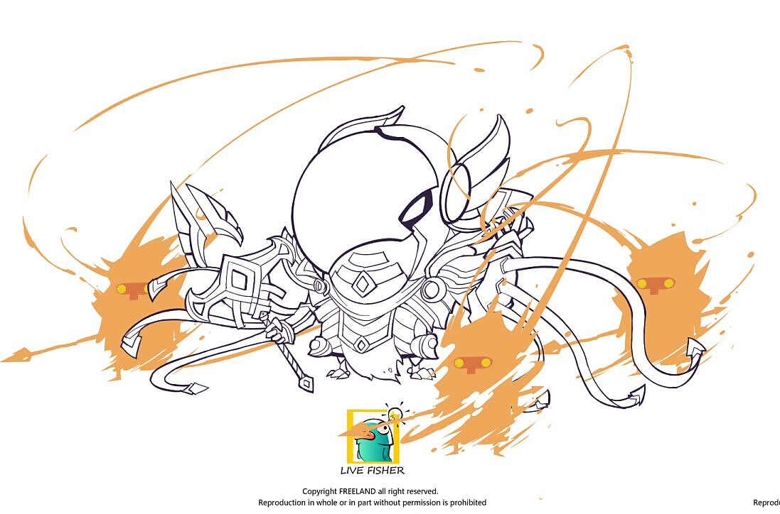 LOL Q版手绘2015（图ZMjQyNTI3ODQ=） - 新锐潮流插画 - 站酷设计师卡西米尔手绘原创素材 - 站酷ZCOOL