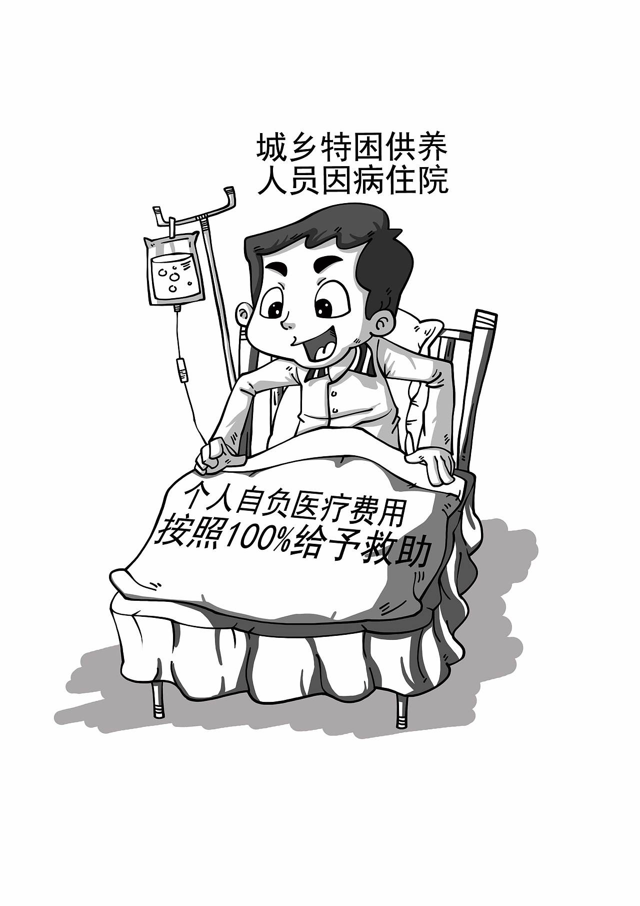 一套医疗救助小漫画,已商用!
