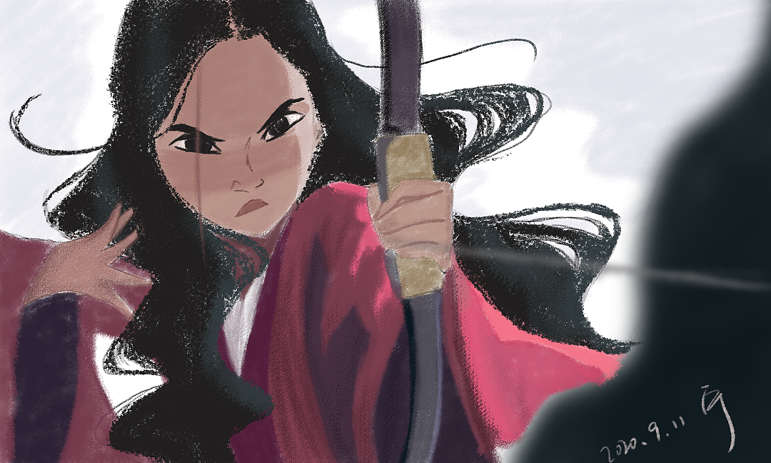 临摹一个花木兰