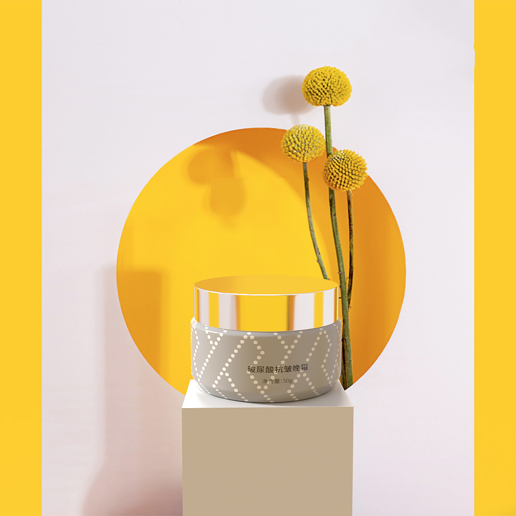 包装设计 | 玻尿酸抗皱晚霜（图ZMjM1MTM1NzQ4） - 包装 - 站酷设计师彬妹原创素材 - 站酷ZCOOL