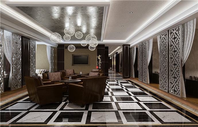 成都酒楼装修设计公司《乐山臧海主题酒楼》（图ZNTAyODcxNTY=） - 家装设计 - 站酷设计师成都装饰设计公司原创素材 - 站酷ZCOOL