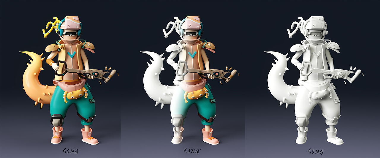 TING | C4D卡通场景（图ZMjUwNDczMzQ0） - 场景 - 站酷设计师三岁小一岁原创素材 - 站酷ZCOOL