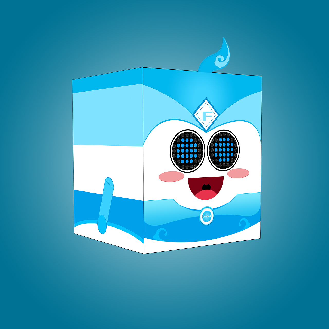 吉祥物“”飞飞“”（图ZMTUwMzY1Nzk2） - IP形象 - 站酷设计师ling很酷原创素材 - 站酷ZCOOL