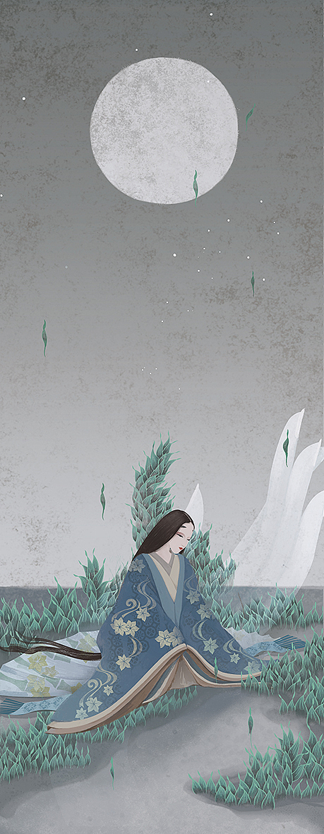 《竹取物语》插画