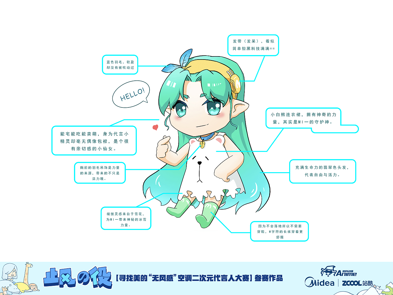 我叫“mi一”！（图ZMTM1NzQwMzM2） - IP形象 - 站酷设计师南山男孩原创素材 - 站酷ZCOOL