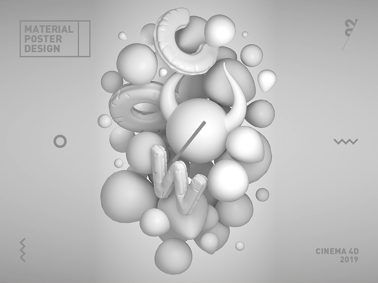 C4D 5月材质练图-汇总（图ZMTYyMDcyMjgw） - 其他三维 - 站酷设计师ye筑一原创素材 - 站酷ZCOOL