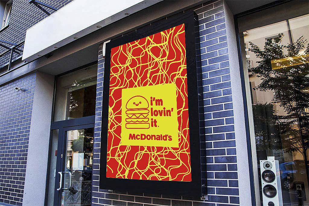 麦当劳pop展示设计作业