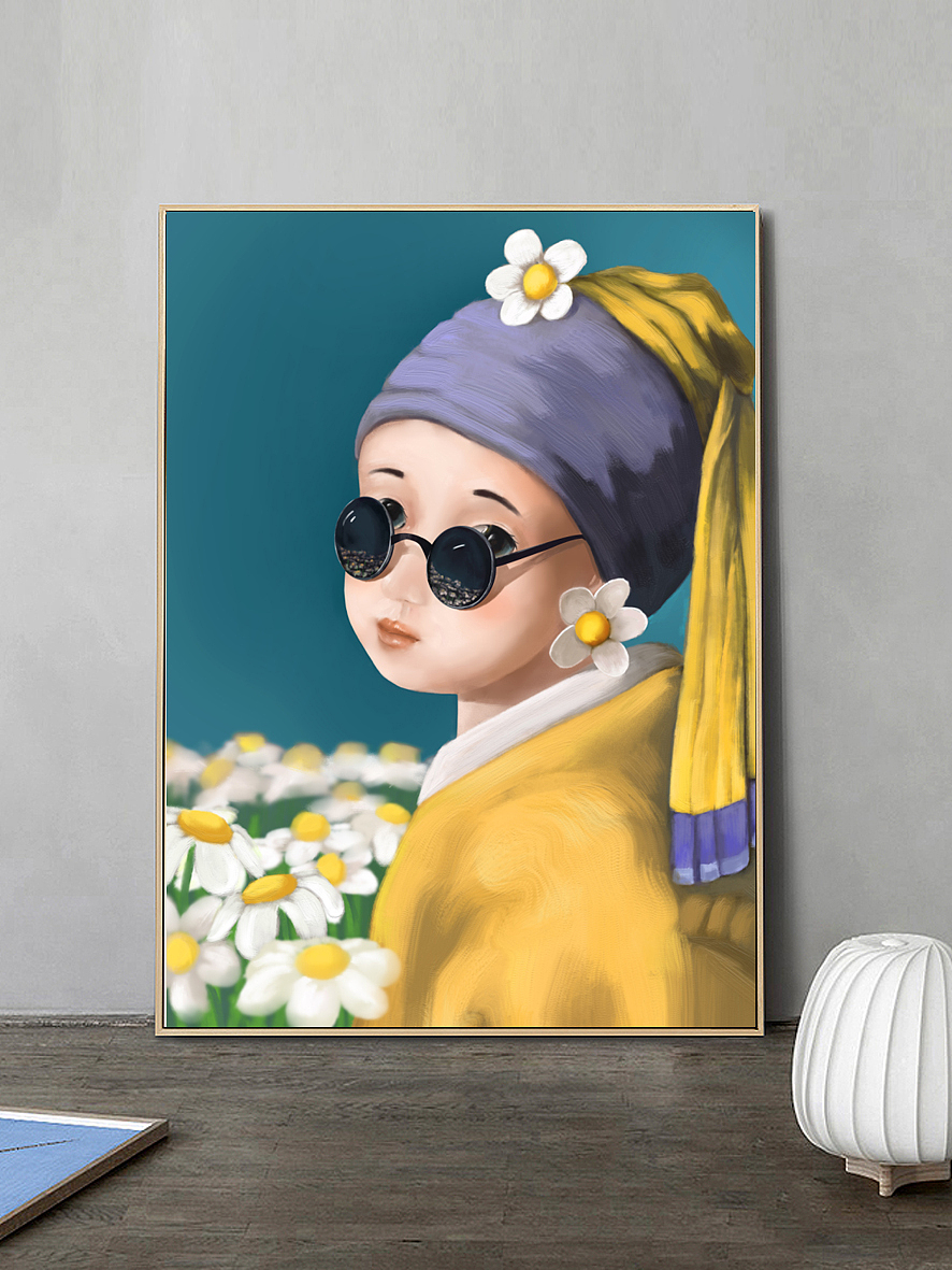 《Q版名画》（图ZMjQ1NTE5MTEy） - 商业插画 - 站酷设计师画先生空间站原创素材 - 站酷ZCOOL