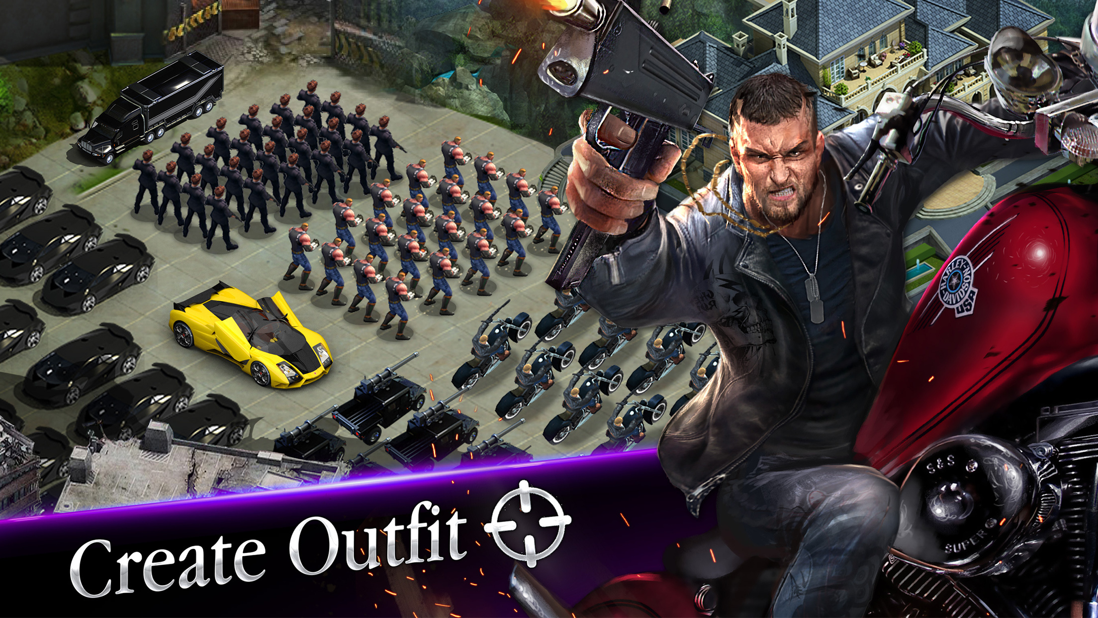 手机游戏《黑道风云》宣传图-商店图