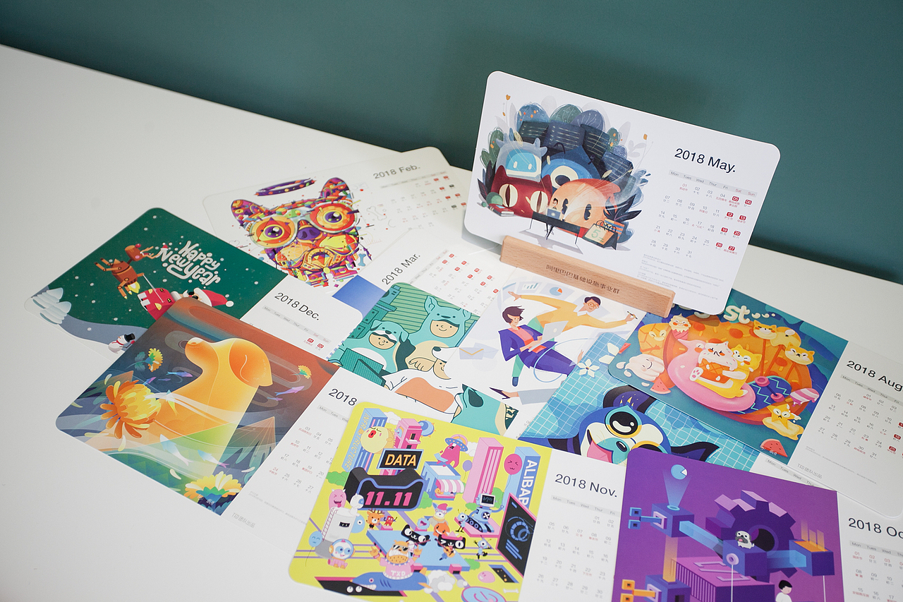 2017~2018 MOKA创意台历商业定制合集（图ZMTA0NTUwODQ0） - 生活用品 - 站酷设计师乐汀设计工作室原创素材 - 站酷ZCOOL